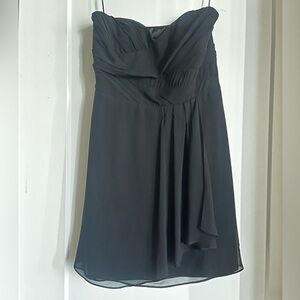 Express black sweetheart neckline strapless mini - size 10